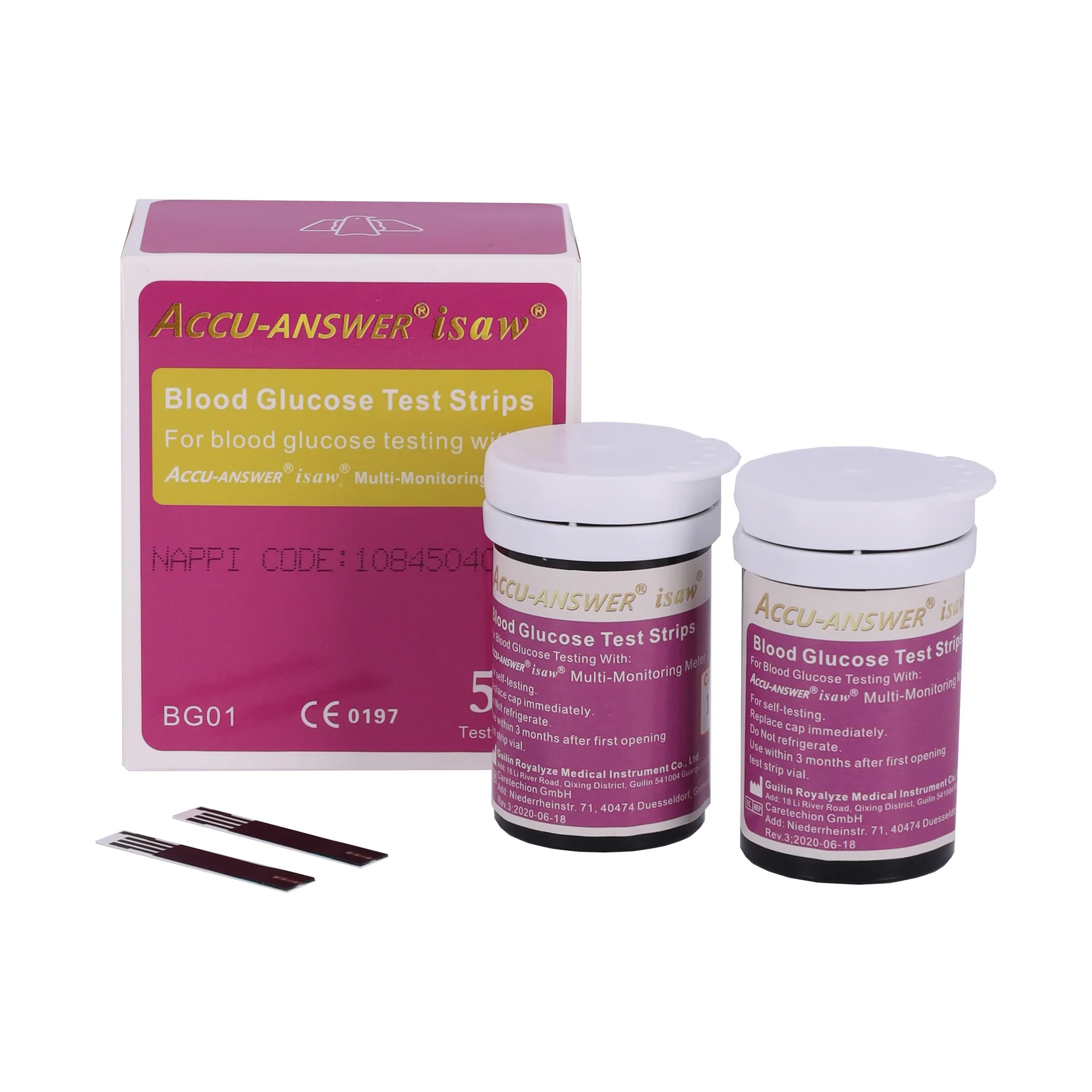 Accu-Answer TC strips