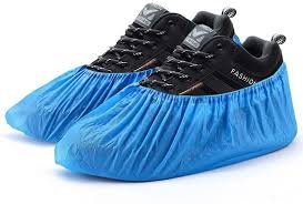 shoe cover protective, waterproof diposable blue